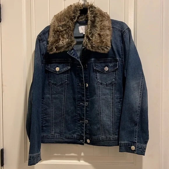 Curve appeal cheap denim jacket